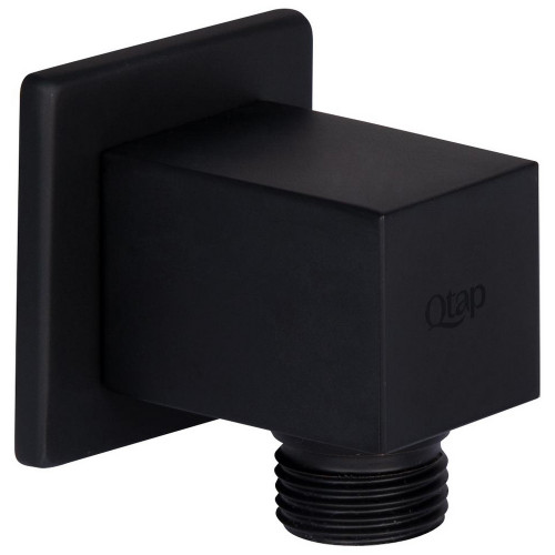 Підключення для шланга Qtap Spojeni прямокутне QT809810842857NB Black Matt