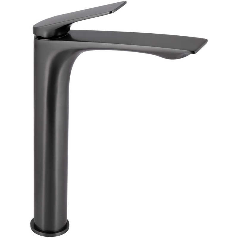 Смеситель для раковины Qtap Vlasta New высокий QTVLA269GMB45653 Gunmetal Black PVD