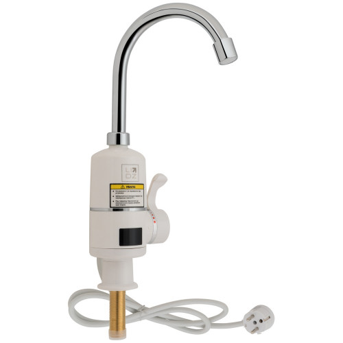 Проточний кран для кухні Lidz Warm 056 LDWAR056WCR24984 White / Chrome