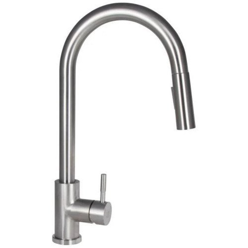 Набір 3в1 мийка для кухні lidz handmade h6050 + змішувач для кухні lidz aria 015fl2 nickel + дозатор
