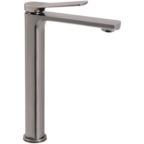 Смеситель для раковины Qtap Slavonice высокий QTSLA269GMB45925 Gunmetal Black PVD