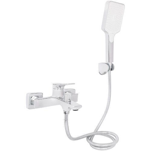 Змішувач для ванни Qtap Arvin з душовим гарнітуром QTARV259CRM48640 Chrome