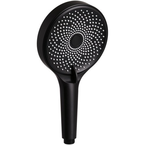 Лійка для ручного душу Qtap Rucni D 130 мм округла QTRUC125BLM45953 Black Matt Лійка для ручного душу Qtap Rucni D 130 мм округла QTRUC125BLM45953 Black Matt