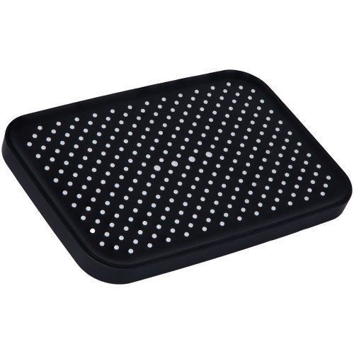 Лейка для верхнего душа Qtap Hlavova 300x200 мм прямоугольная QTHLA107BLM45783 Black Matt