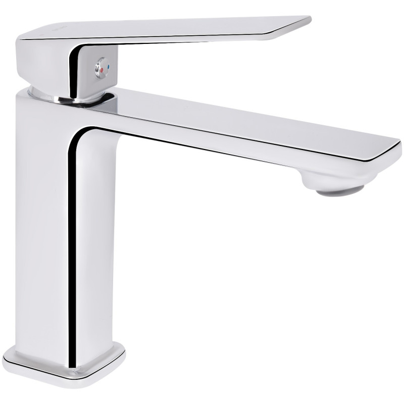 Змішувач для раковини низький Qtap Capricorn, Chrome (k26) QTCAP1060102C48219