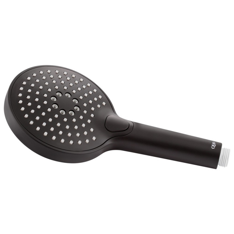 Лейка для ручного душа Qtap Rucni 120 мм округлая QTRUCA120O3KBB Black Matt