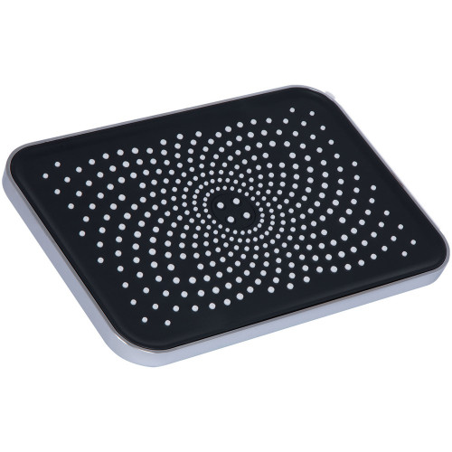 Лійка для верхнього душу Qtap Hlavova 260x180 мм прямокутна QTHLA107CRM45784 Chrome/Black