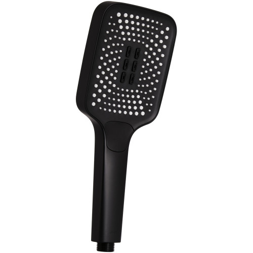 Лійка для ручного душу Qtap Rucni 140x110 мм прямокутна QTRUC125BLM45955 Black Matt Лійка для ручного душу Qtap Rucni 140x110 мм прямокутна QTRUC125BLM45955 Black Matt