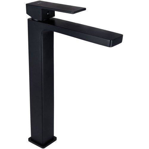 Смеситель для раковины Qtap Gemini высокий QTGEM269BLM45678 Black Matt