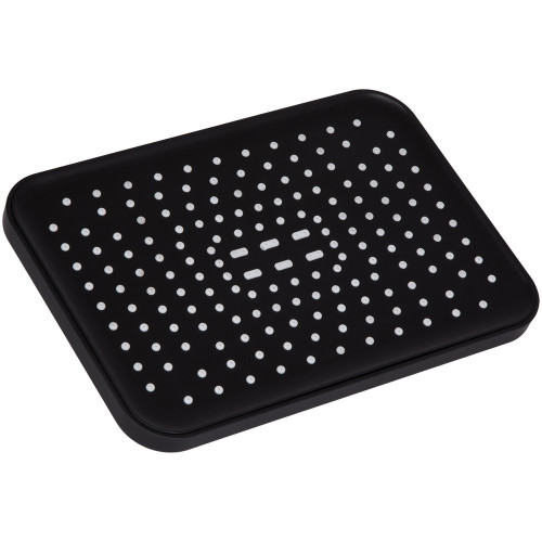 Лійка для верхнього душу Qtap Hlavova 260x180 мм прямокутна QTHLA107BLM45786 Black Matt