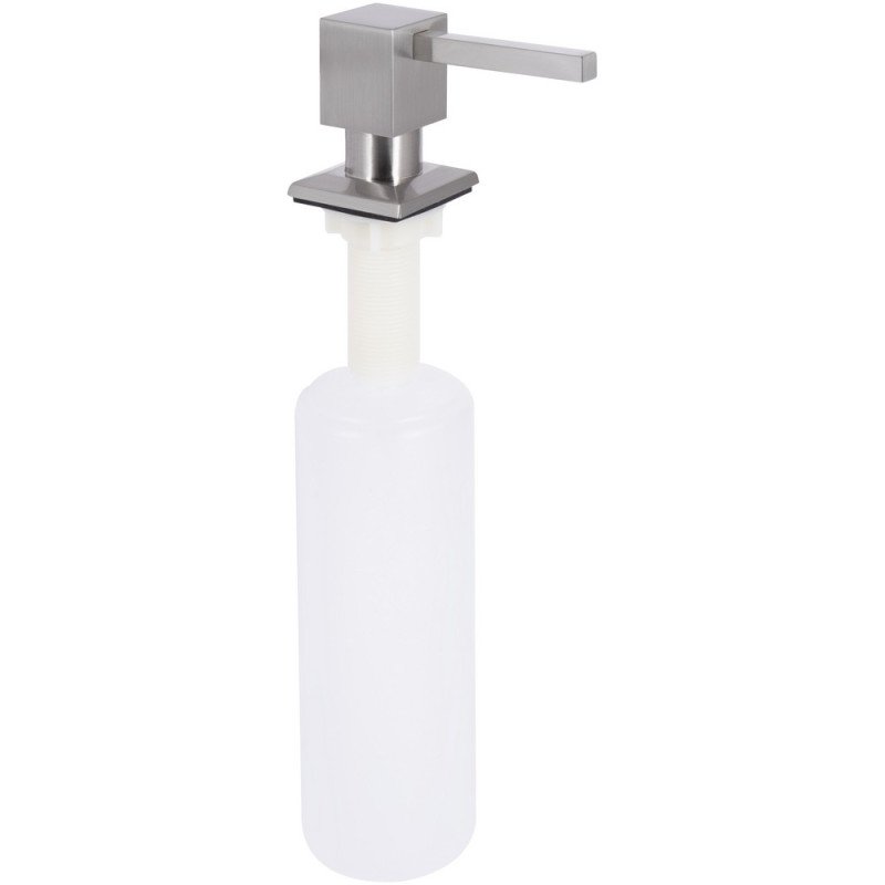 Дозатор для моющего средства Lidz LK117 квадратный Brushed Steel (LDLK117BRU46399)