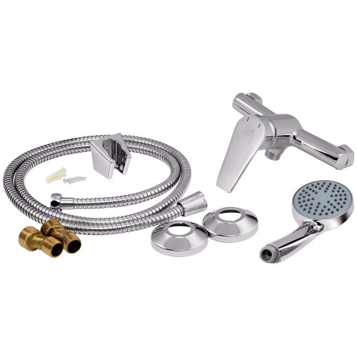 Змішувач для душу Lidz Gloria 010 (з душовим гарнітуром) (k35) LDGLO010CRM35101 Chrome