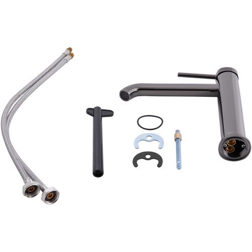 Смеситель для раковины Qtap Robin QTROB1060M102K Black Chrome