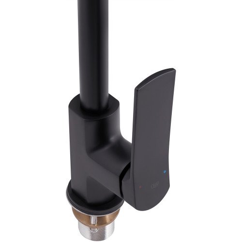 Змішувач для кухні Qtap Slavonice QTSLA9042103UB Black Matt