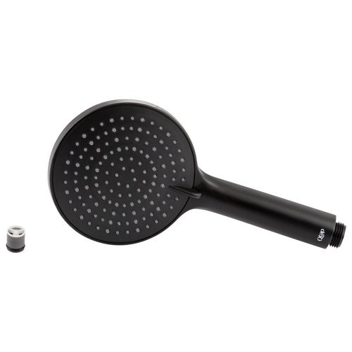 Лейка для ручного душа Qtap Rucni 115 мм округлая QTRUCA116O3PBB Black Matt