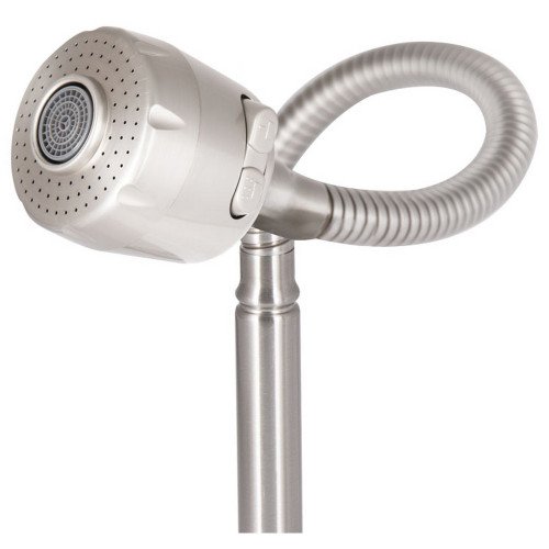 Смеситель для кухни Lidz Aria 015F41 с гибким изливом (k35) LDARI015F41NKS45306 Nickel