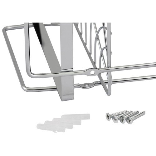 Полиця кутова Lidz Oreo 0606 3 ярусна LDORE0606CRM32484 Chrome