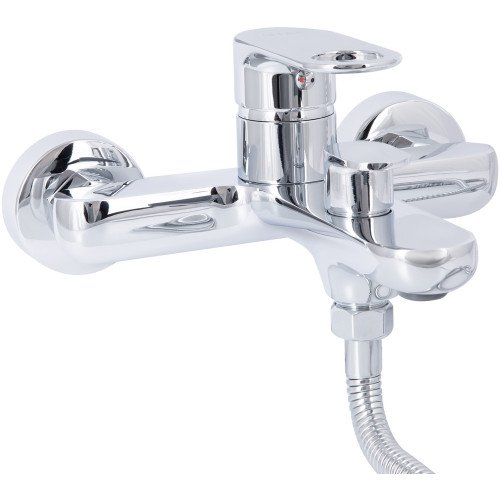 Змішувач для ванни Qtap Jay (з душовим гарнітуром) QTJAY259CRM45541 Chrome