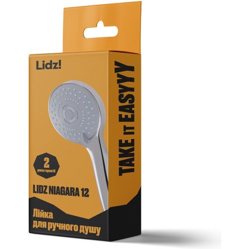 Лійка для ручного душу Лейки Lidz Niagara 12 98 мм округла LDNIA12CRM35443 Chrome