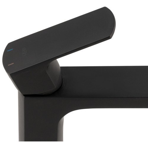 Смеситель для раковины Qtap Lipno высокий QTLIPNO1023H101CB Black Matt