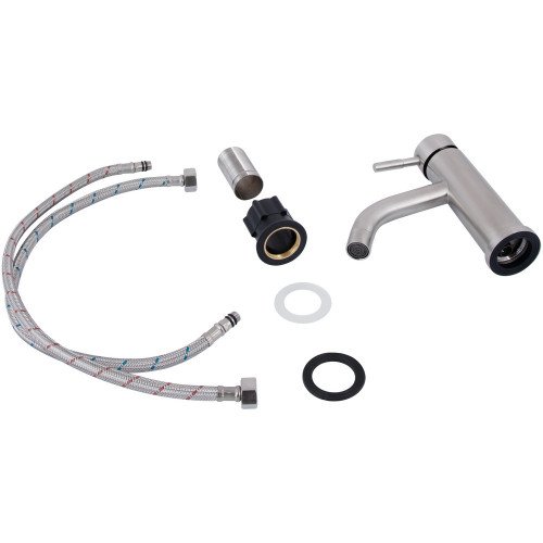 Смеситель для раковины Lidz Aria 0011F (k35) LDARI0011FNKS46091 Nickel