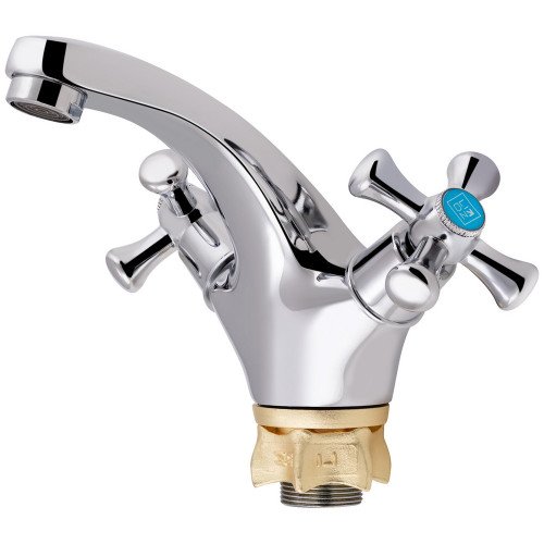 Смеситель для раковины Lidz Lamb 161F двухвентильный LDLAM161FCRM35446 Chrome