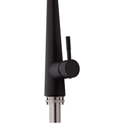 Змішувач для кухні Qtap Evicka з висувним виливом QTEVI9135103UB Black Matt