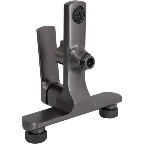 Змішувач для ванни Qtap Slavonice (з душовим гарнітуром) QTSLV259GMB48035 Gunmetal Black PVD