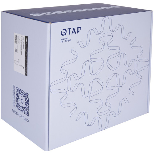 Змішувач для ванни Qtap Capricorn з душовим гарнітуром Chrome (k35) QTCAP3060102C48222