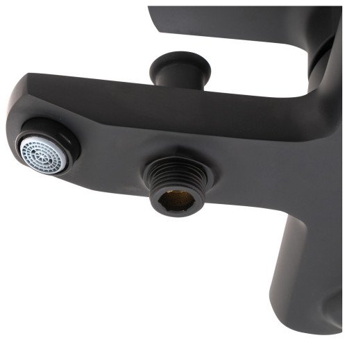 Смеситель для ванны Qtap Lipno QTNH3023101DCB Black Matt