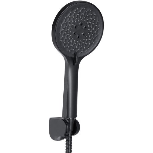 Смеситель для ванны Qtap Taurus (c душевым гарнитуром) QTTAU259BLM45662 Black Matt