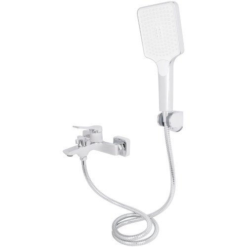 Змішувач для ванни Qtap Arvin з душовим гарнітуром QTARV259CRM48640 Chrome