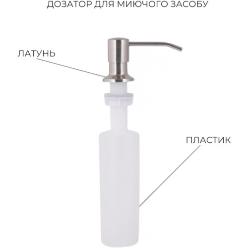 Акционный набор Lidz: мойка Handmade H4843 Brushed 3,0/1,0 мм + K01G Корзина для кухонной мойки