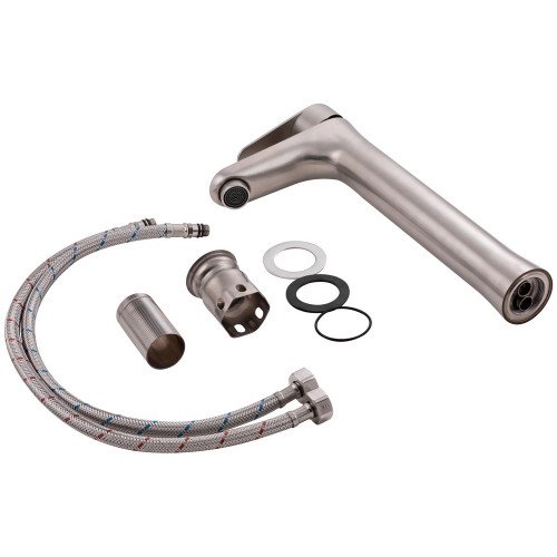 Смеситель для раковины Lidz Vida 001FH высокий (k35) LDVID001FHNKS34955 Nickel