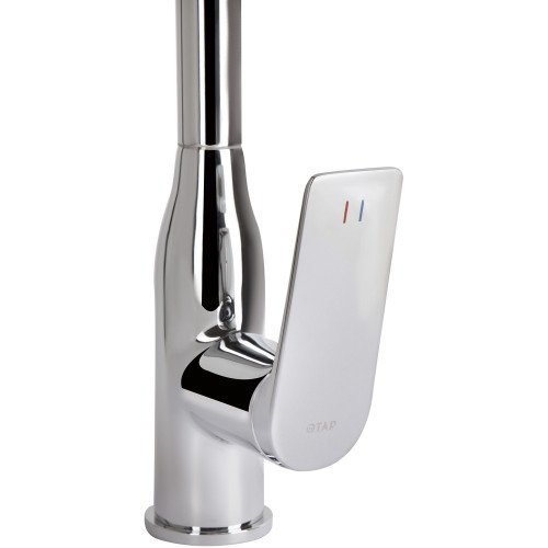 Смеситель для кухни Qtap Vlasta New с выдвижным изливом QTVLA344CRM45646 Chrome
