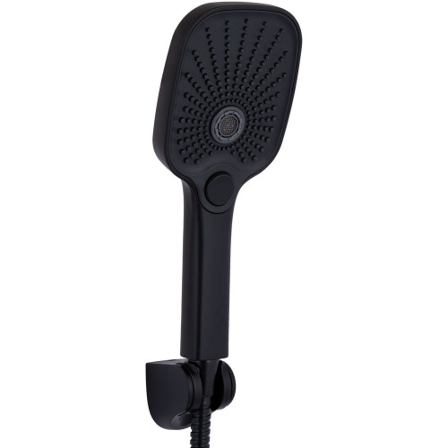 Смеситель для ванны Qtap Gemini (c душевым гарнитуром) QTGEM259BLM45682 Black Matt