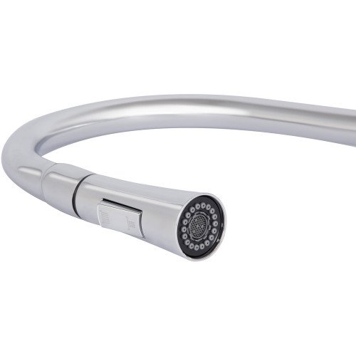 Смеситель для кухни Qtap Vlasta New с выдвижным изливом QTVLA344CRM45646 Chrome