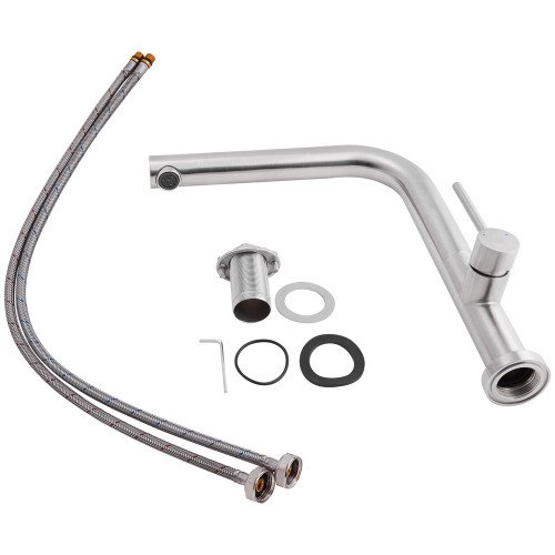 Смеситель для кухни Qtap Zdenek QTZDN9032103FC Brushed Nickel PVD