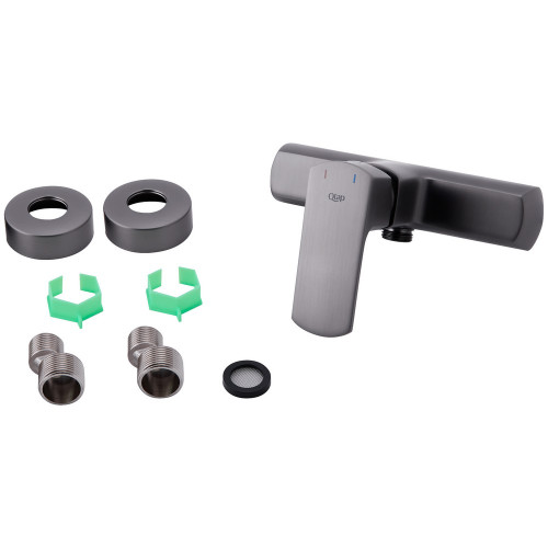 Змішувач для душу Qtap Lipno QTLIPNO4023101G Graphite