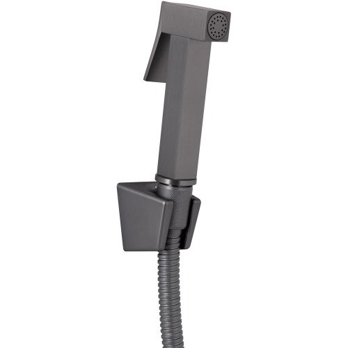 Смеситель для раковины Qtap Gemini (с гигиеническим душем) QTGEM272GMB45692 Gunmetal Black PVD