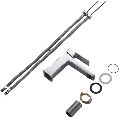 Змішувач латунний для раковини Lidz Orion 001F (k25) LDORI001FCRM48091 Chrome