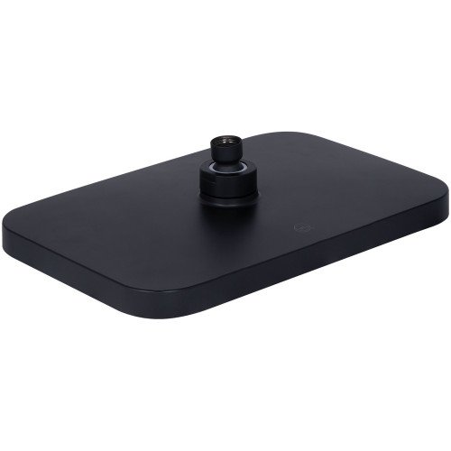 Лійка для верхнього душу Qtap Hlavova 300x200 мм прямокутна QTHLA107BLM45783 Black Matt