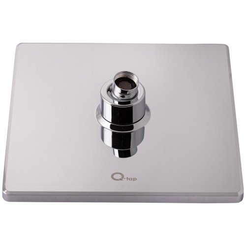 Душова стійка універсальна Qtap Plava на два споживача 1015 мм прямокутна QT1001CRM Chrome