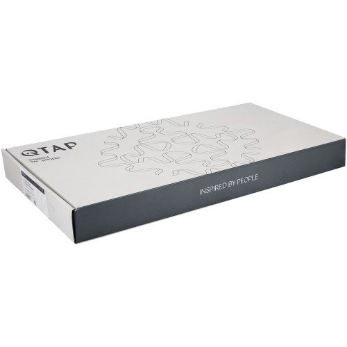 Змішувач для кухні Qtap Vlasta New з висувним виливом QTVLA344GMB45647 Gunmetal Black PVD