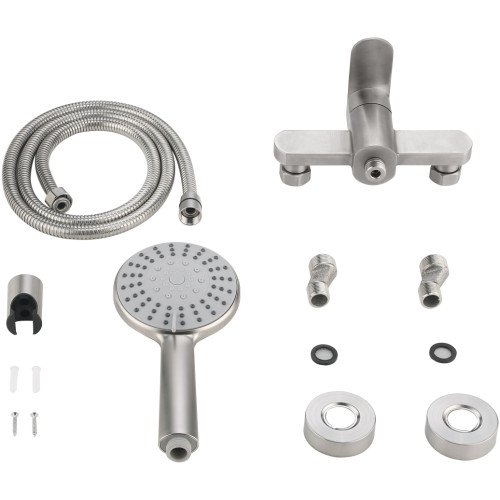 Змішувач для душу Lidz Luna 010 (k35) LDLUN010NKS49191 Nickel