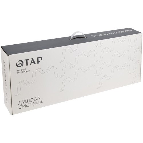 Душевая система универсальная Qtap Stenava New на три потребителя (с изливом) QTSTE111CRM45538 Chrome