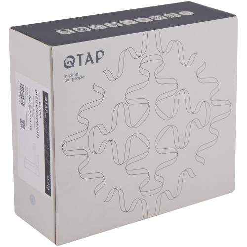 Смеситель для раковины Qtap Gemini QTGEM270GMB45676 Gunmetal Black PVD