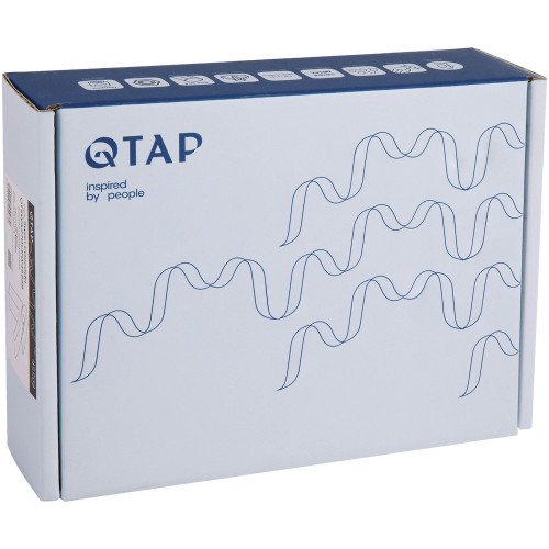 Смеситель для раковины Qtap Swan Cascada QTSWA270CRW45568 Chrome/White