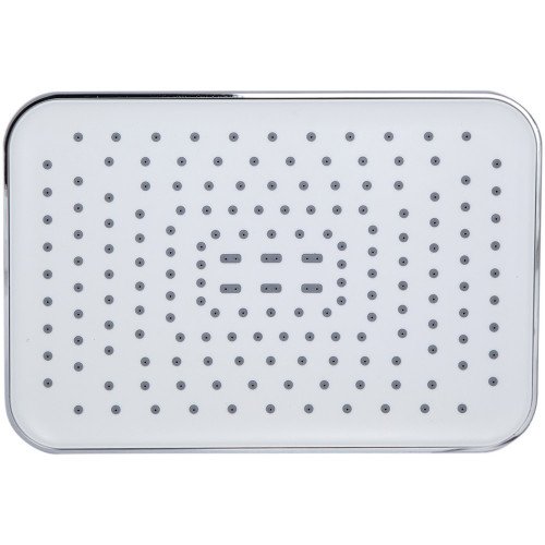 Лійка для верхнього душу Qtap Hlavova 260x180 мм прямокутна QTHLA107CRM45785 Chrome/White