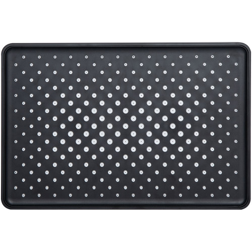 Лійка для верхнього душу Qtap Hlavova 280x190 мм прямокутна QTHLA107BLM45947 Black Matt